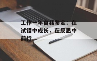 工作一年自我鉴定：在试错中成长，在反思中前行