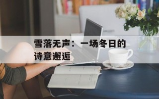 雪落无声：一场冬日的诗意邂逅