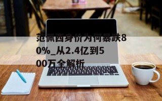 范佩西身价为何暴跌80%_从2.4亿到500万全解析