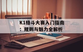 K1格斗大赛入门指南：规则与魅力全解析