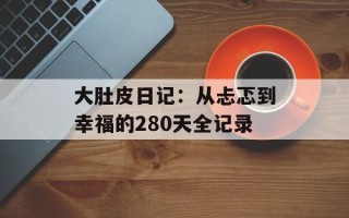 大肚皮日记：从忐忑到幸福的280天全记录