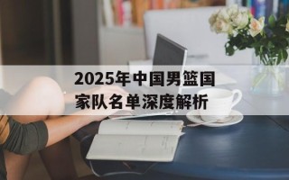 2025年中国男篮国家队名单深度解析