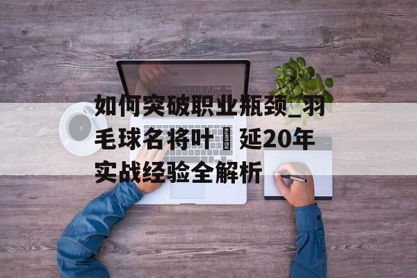 如何突破职业瓶颈_羽毛球名将叶姵延20年实战经验全解析-第1张图片-